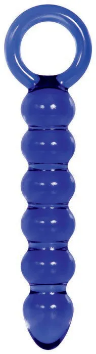 Adam & Eve Cobalt Glass Dildo