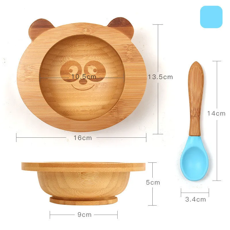 Baby dinner training plate children's cutlery set