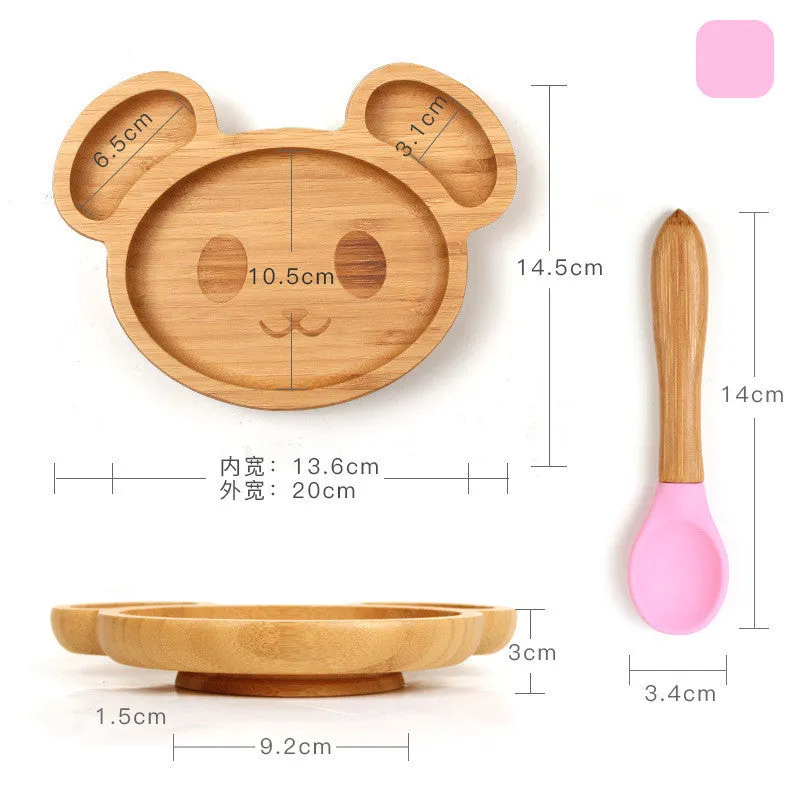 Baby dinner training plate children's cutlery set