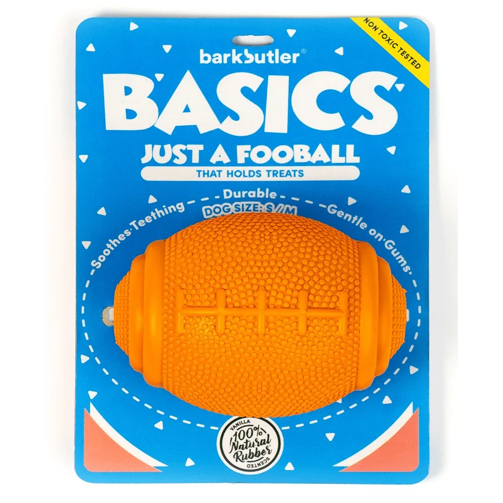 Barkbutler Just a Football Chew Toy for Dogs