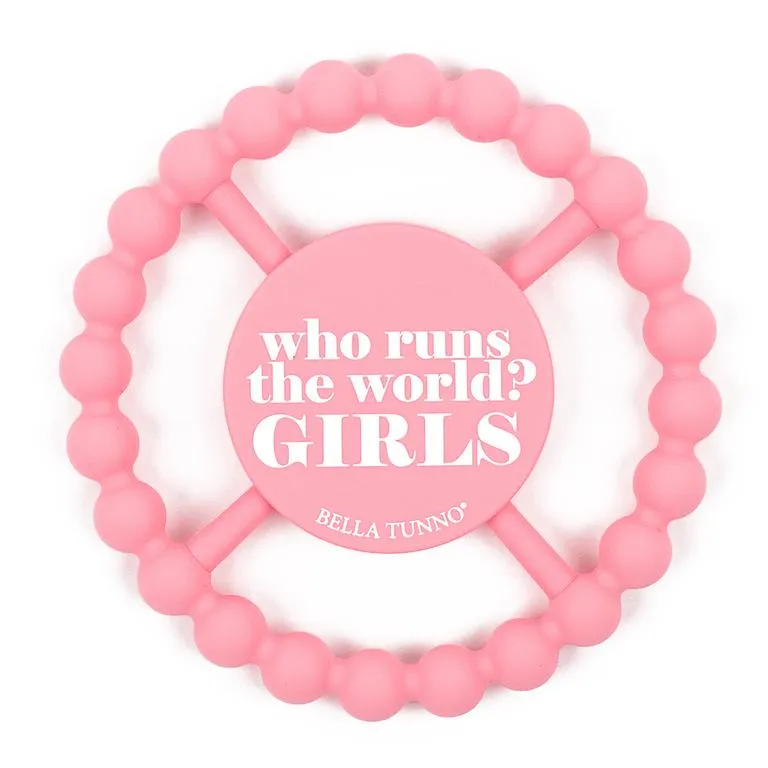 Bella Tunno Who Runs The World Happy Teether