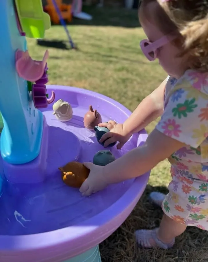 Brooklyn Neutral: Mold Free Non-Toxic Silicone Bath Toys for Kids