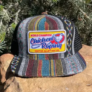 Cactus Alley Chicken Roping Blanket Cap