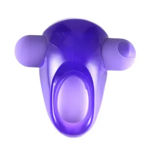 Casey Vibrating Erection Enhancer Ring - Purple