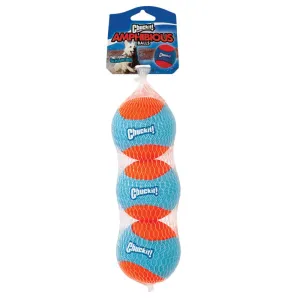 Chuckit Amphibious Ball Medium Dog Toy 3 Pack^^^