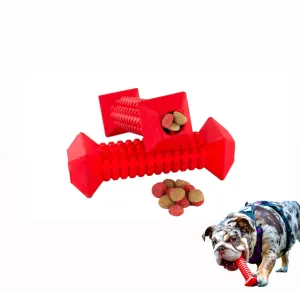 Dog Chew Toys for Aggressive Chewers – Tough Chew Toys for Dogs with Treat Dispenser – Chew Bones for Small, Medium Dogs