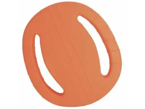 Dog toy - EVA frisbee with handles - orange -  220mm