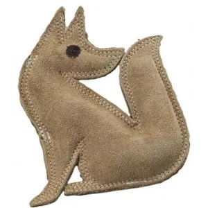 Dura-Fused Durable Leather Fox Dog Toy - Meet Foxy Friend! 🦊🐾