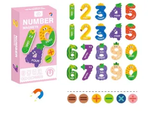 Early Education Number Magnetic Puzzle 0 - 9 - 26 pieces