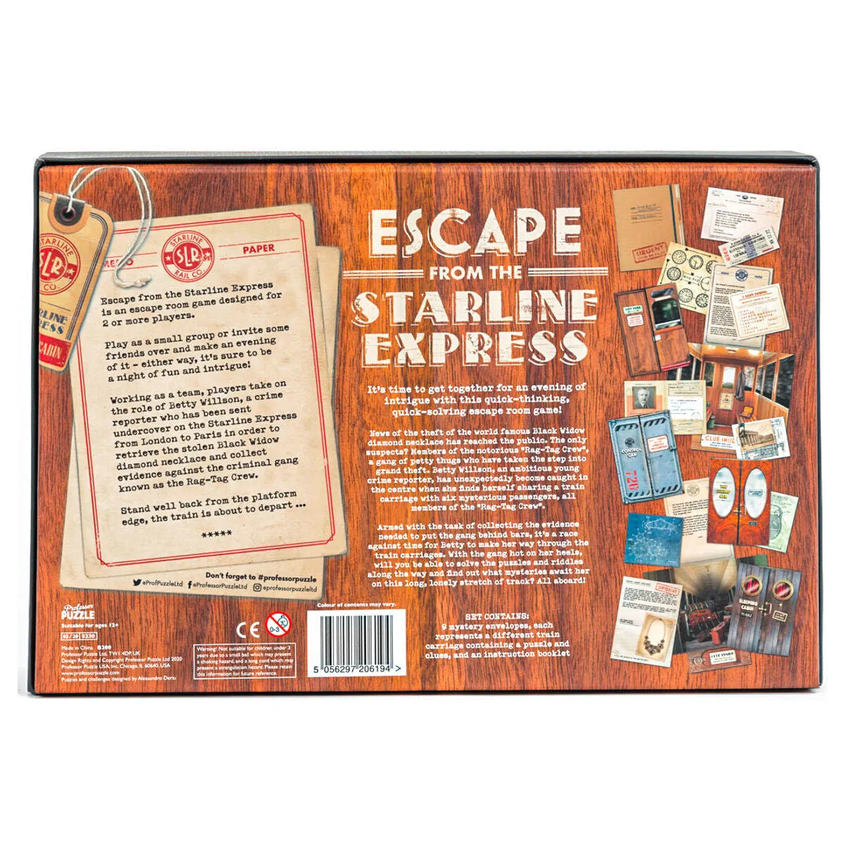 Escape from the Starline Express Escape Room Game