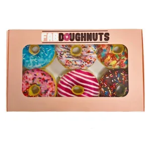 Fabdog | Box of 6 Donuts - Dog Toy