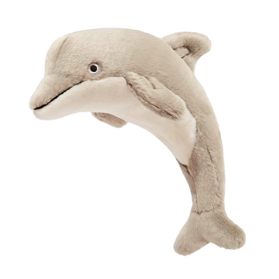 Fluff & Tuff Danny Dolphin Plush Dog Toy - Wholesale