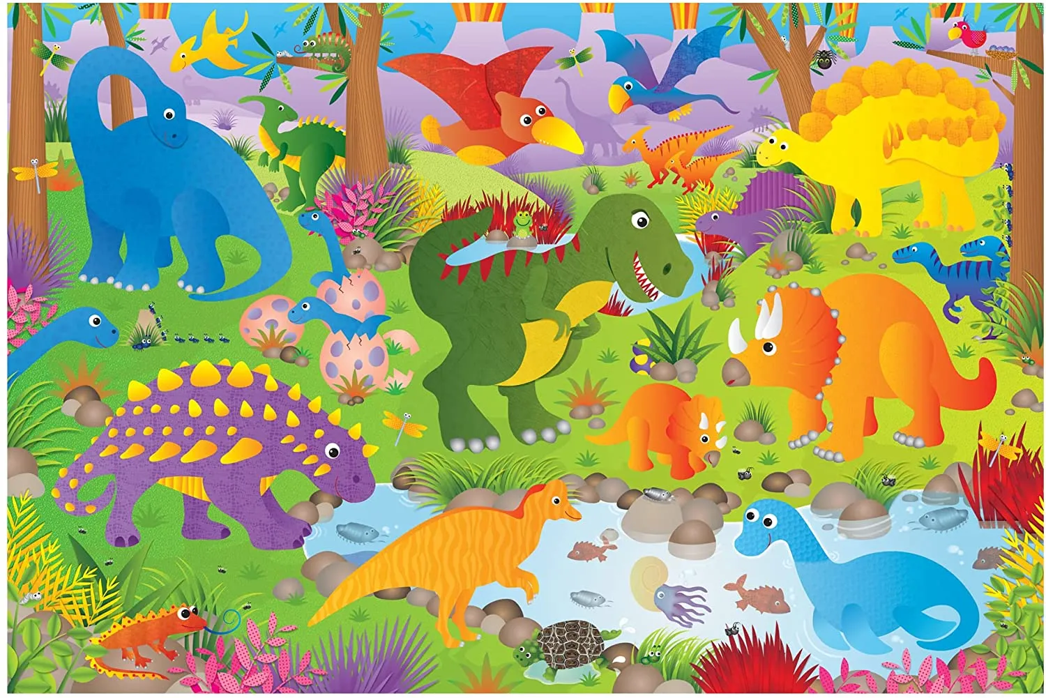 Galt Giant Floor Puzzle - Dinosaurs