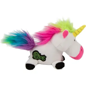 GODOG UNICORNS DURABLE PLUSH DOG TOY