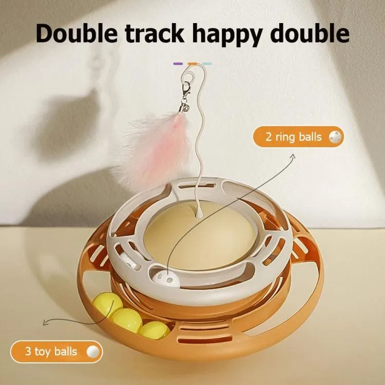 Interactive Cat Planet Tumbler Toy