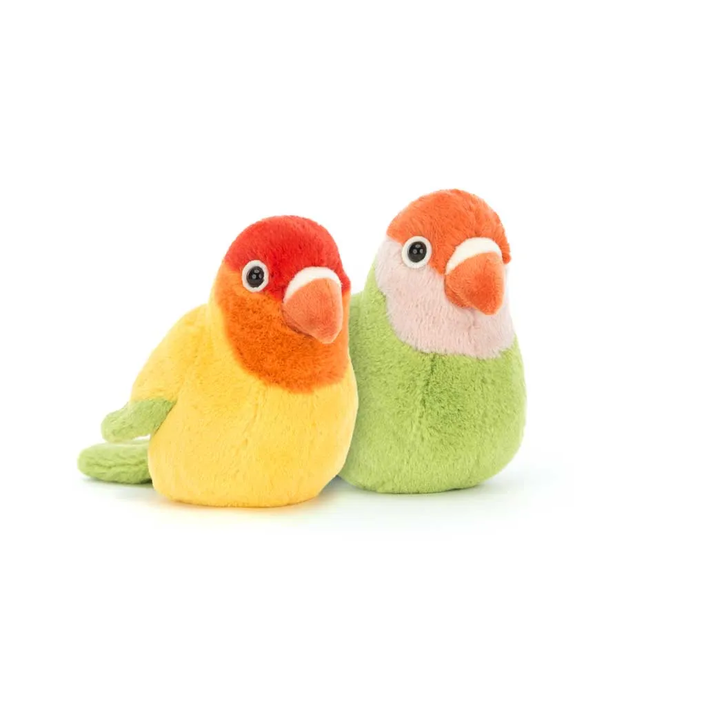 Jellycat A Pair of Lovely Lovebirds - Plush Birds for All Ages