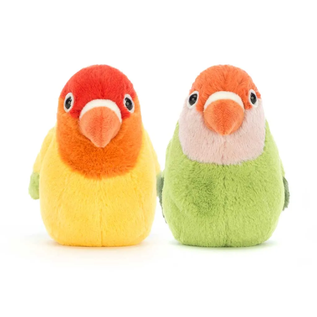 Jellycat A Pair of Lovely Lovebirds - Plush Birds for All Ages