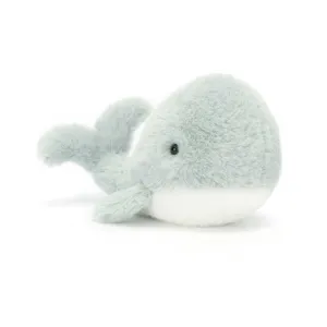 Jellycat Grey Wavelly Whale - Plush for All Ages