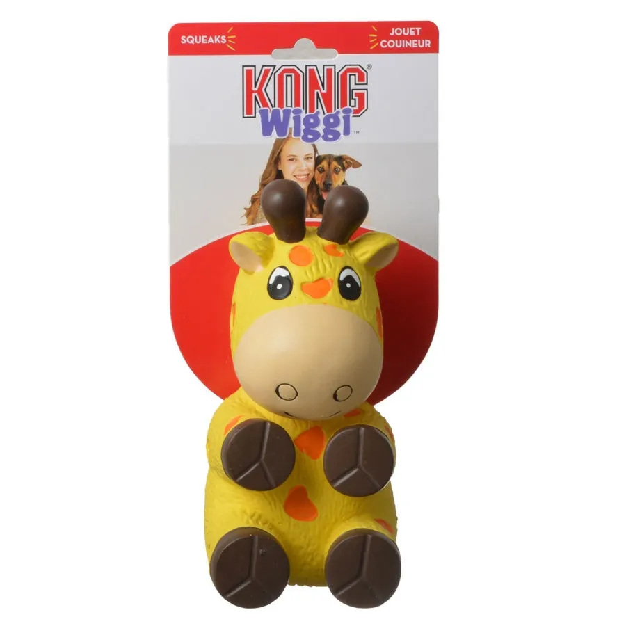 KONG Wiggi Giraffe Dog Toy