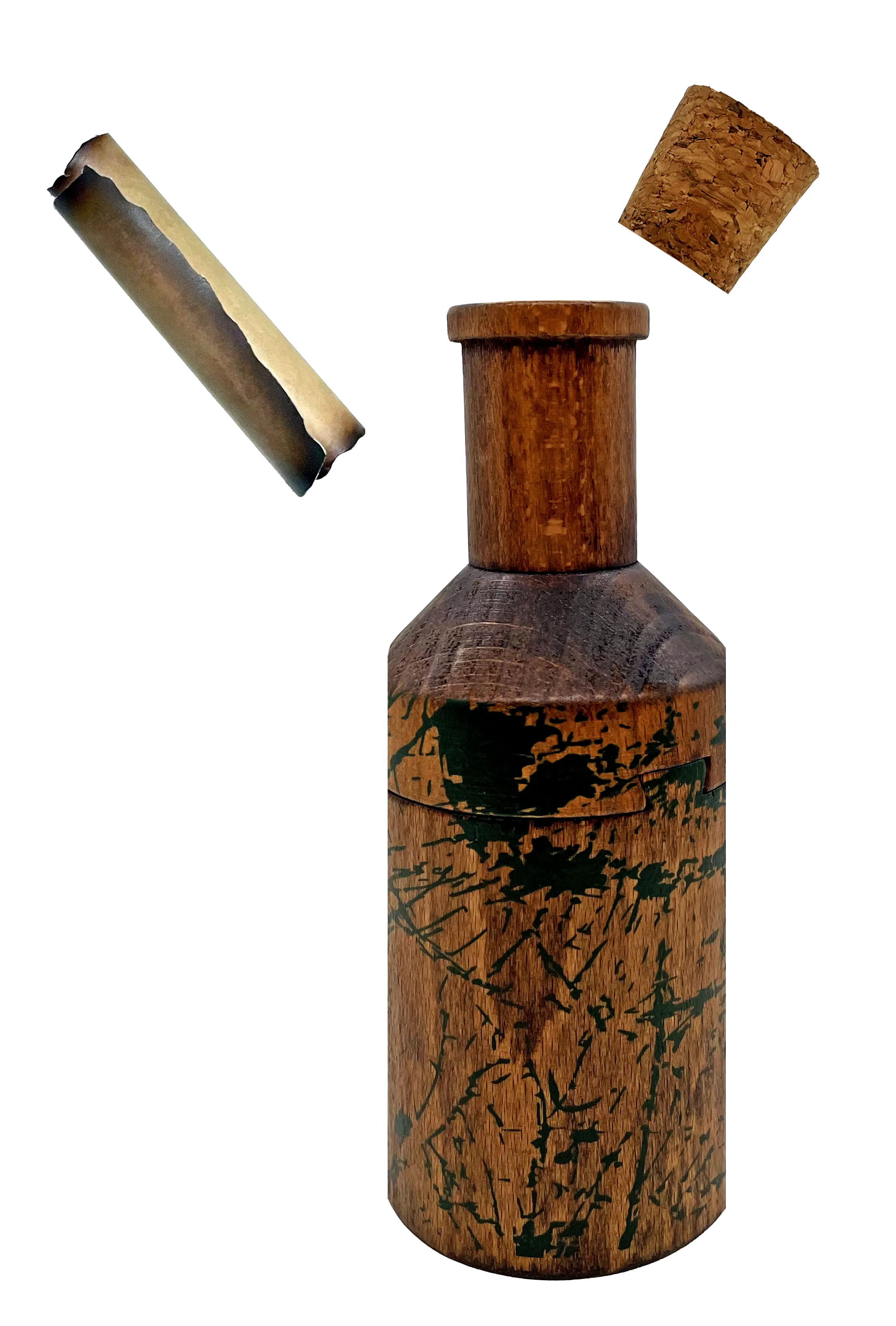 Message in a Bottle Wooden Puzzle