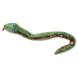 Monty the Snake Squeaky Plush Dog toy