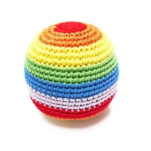 Pawer Squeaky Rainbow Ball Dog Toy