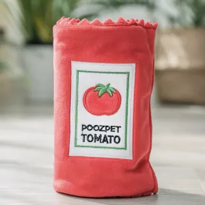 POOZPET Tomato Soup Can Sniffing Game Dog Toys