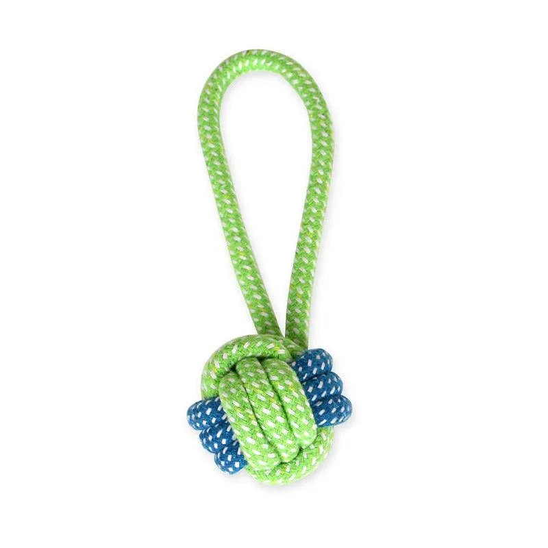 Puppy Chew Toy Double Knot Cotton Braided Rope