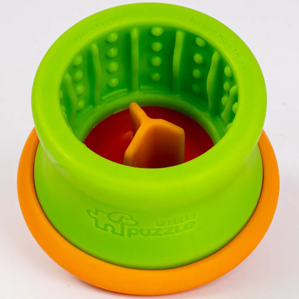 Puzzle Feeder Tumbler Interactive Dog Toy (Medium)