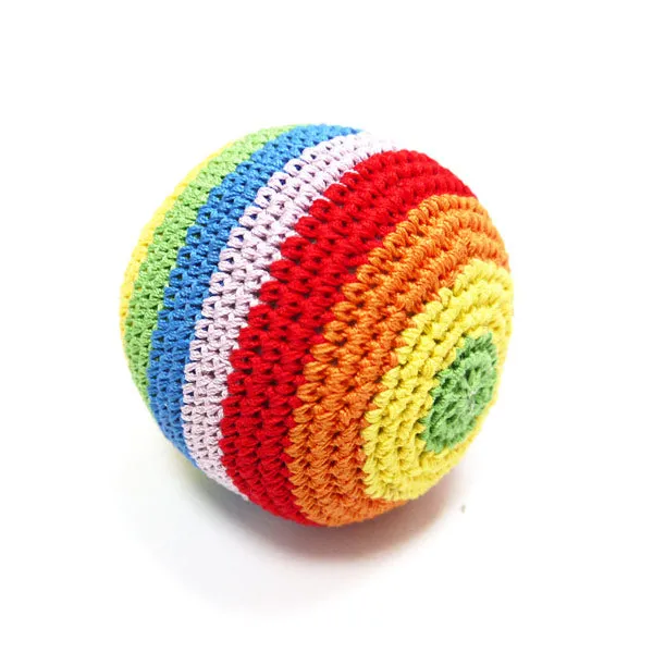 Rainbow Ball Crochet Toy