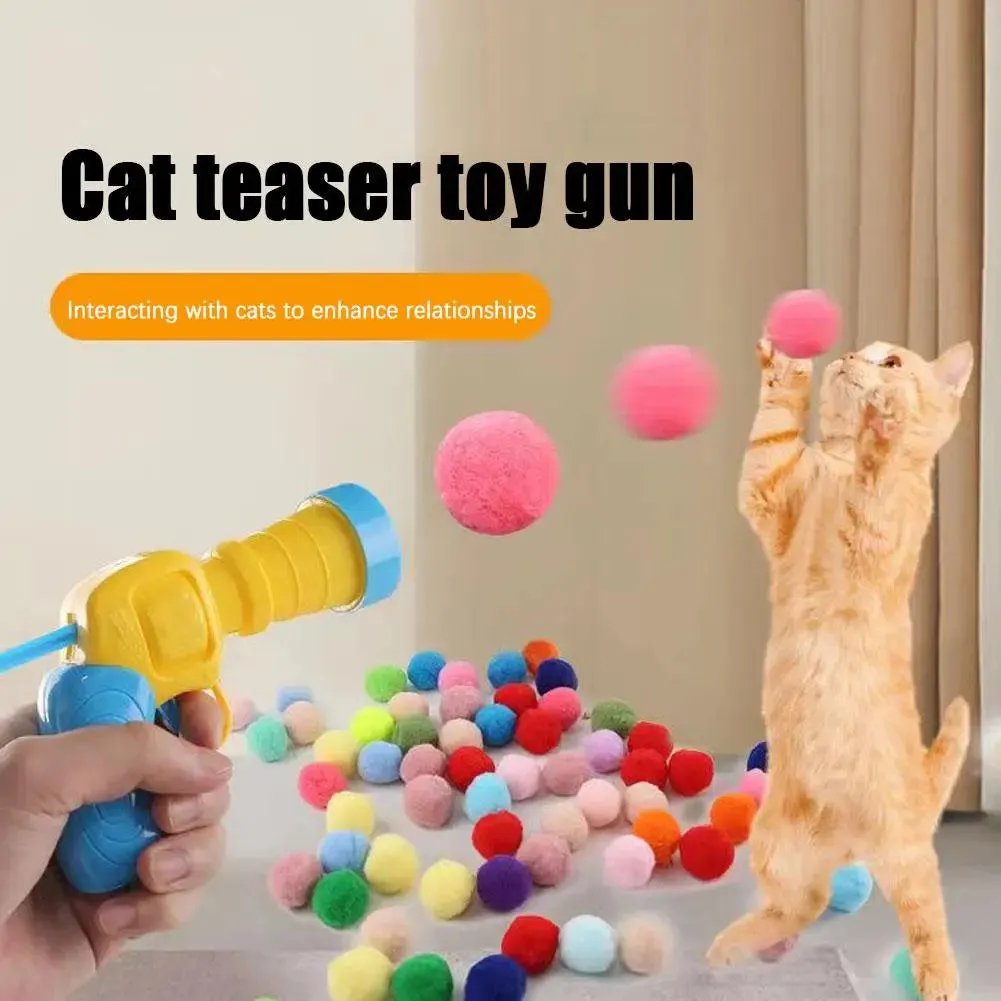 Silent Plush Ball Launcher: Fun Interactive Toy