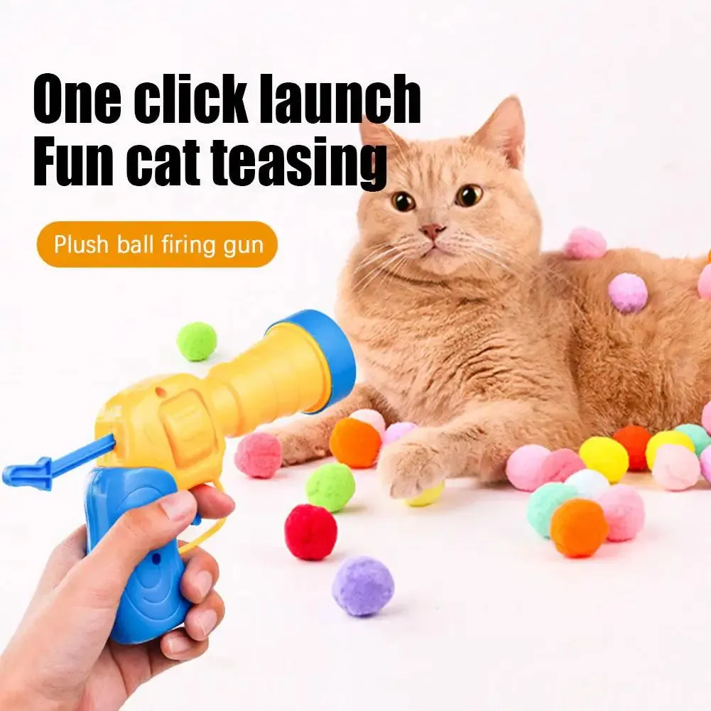 Silent Plush Ball Launcher: Fun Interactive Toy