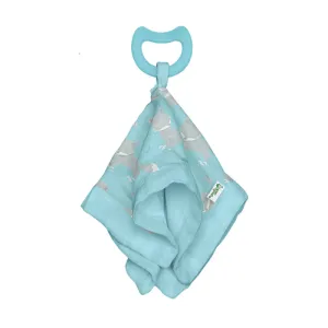 Snuggle Blankie Teether made from Organic Cotton-3mo 