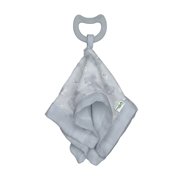 Snuggle Blankie Teether made from Organic Cotton-3mo 