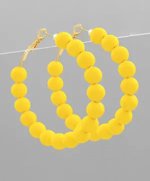 Yellow Ball Of Fun Hoops