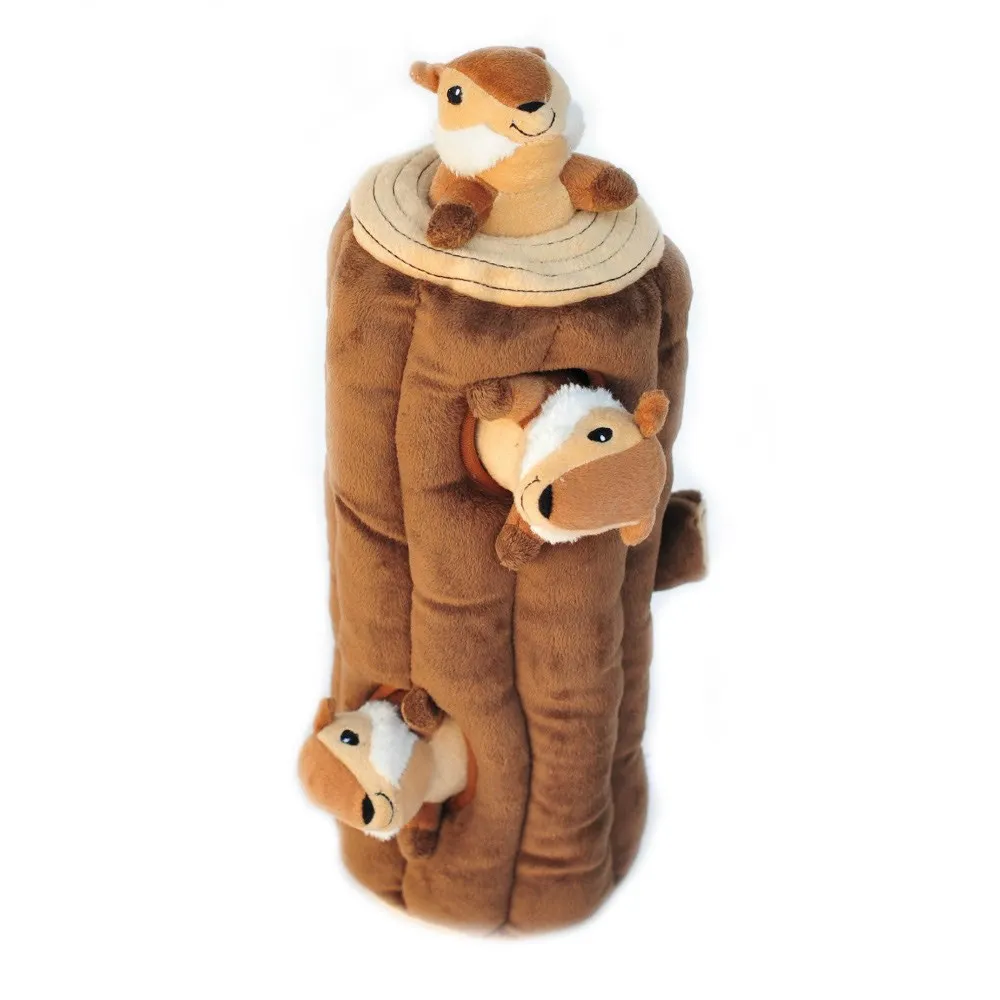 ZippyPaws Burrow XL Log Dog Toy